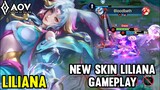 AOV : NEW SKIN LILIANA GAMEPLAY - ARENA OF VALOR LIÊNQUÂNMOBILE ROV COT