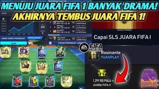 PENUH DRAMA SAAT PUSH RANK H2H DAN AKHIRNYA JUARA FIFA 1! SKUAD OPLOSAN TAPI GG FIFA MOBILE YUAHPLAY