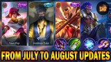 2 NEW HEROES + UPCOMING SKINS EXACT RELEASE DATES + ALL NEW UPDATES in Mobile Legends