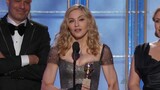 Madonna winning Golden Globe Award for the Best Original Song