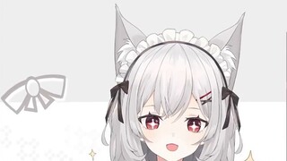 (Free/mass-sale Live2D model) Maid White Cat! Up to 5 hairstyles, 10 arm movements, more than ten DI