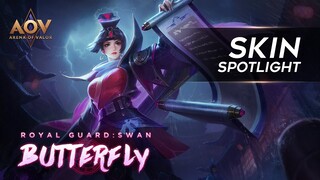 Butterfly Royal Guard: Swan Skin Spotlight - Garena AOV (Arena of Valor)