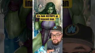 She-Hulk DESTROYED An Innocent Man #shorts #marvel #mcu
