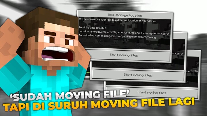 KENAPA KITA DI SURUH MOVING FILE TERUS DI MCPE 1.18