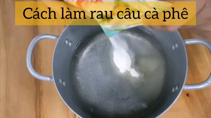 làm thạch cà phê đẹp mắt