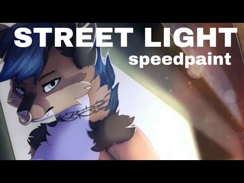 Street Light (commission) || speedpaint