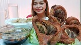 SLICE CRISPY PATA AND GINISANG MONGGO MUKBANG