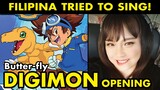 Filipina sings Japanese anime song DIGIMON opening - Butterfly / Butter-fly anime cover by Vocapanda