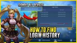 HOW TO FIND WHO LOGGED DEVICE INTO YOUR ACCOUNT | LOGIN HISTORY (TUTORIAL) - Mobile Legends