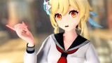 [ Genshin Impact MMD ] Let ye see who is calling ye stupid again! The king color of the white sailor suit Yingmei