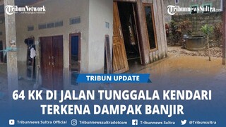 Sebanyak 64 KK di RW 06 Jalan Tunggala Dalam Kendari Sultra Terkena Dampak Banjir Bercampur Lumpur