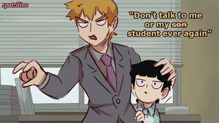 Master Reigen protects Mob [Mob Psycho 100 Comic]