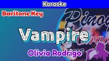 Vampire by Olivia Rodrigo (Karaoke : Baritone Key)