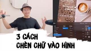 HƯỚNG DẪN CHÈN CHỮ VÀO HÌNH | TYPOGRAPHY | Mvcthinh | TIPS AND TRICKS