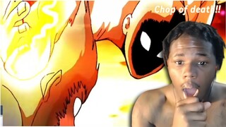 QUAN2FAMOUS1 REACTS TO COSMIC GAROU VS SAITAMA FULL FIGHT | One Punch Man FAN ANIMATION (REACTION)