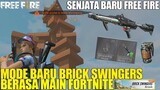 SERU BANGET!!! MODE BARU HOOK&BRICK - MAIN FF RASA FORTNITE! BANYAK SENJATA BARU! FREE FIRE