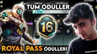 BU SİLAH MUAZZAM - PUBG MOBİLE M16 ROYAL PASS 1-50 M16 SEZON TÜM ÖDÜLLER