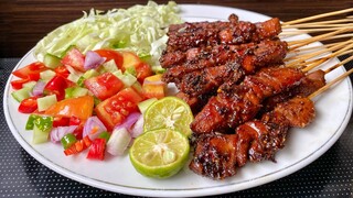 SATE AYAM CUMA 3 BAHAN  !! Dijamin enak, anak-anak pasti suka super gampang