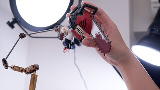 [Chainsaw Man] Proses produksi animasi stop-motion transformasi Denji [Animist]