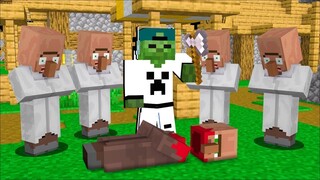 Minecraft WHY ZOMBIE MATTY KILL VILLAGERS IN MINECRAFT MOD !! (dead villagers) !!