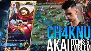 CH4KNU AKAI ITEMS & EMBLEM 2021! | AUTO WINSTREAK?!