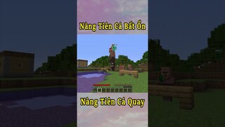 Anh Đen Xì Xì Đi Câu Nàng Tiên Cá Bất Ổn Nhất Minecraft 🤣 #shorts