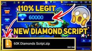 NEW 60K DIAMOND SCRIPT IN MOBILE LEGENDS - NO BANN, NO ROOT, 110% LEGIT