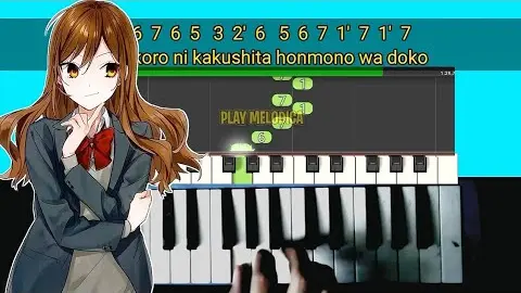 not angka pianika orange 7 - Bstation