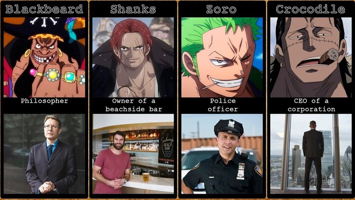 One Piece Characters Profession in the Real World