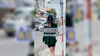 Phối đồ với áo Blazer để đi biển