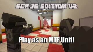 Play as MTF. SCP JS Edition v2 | MCPE (BE) MINECRAFT