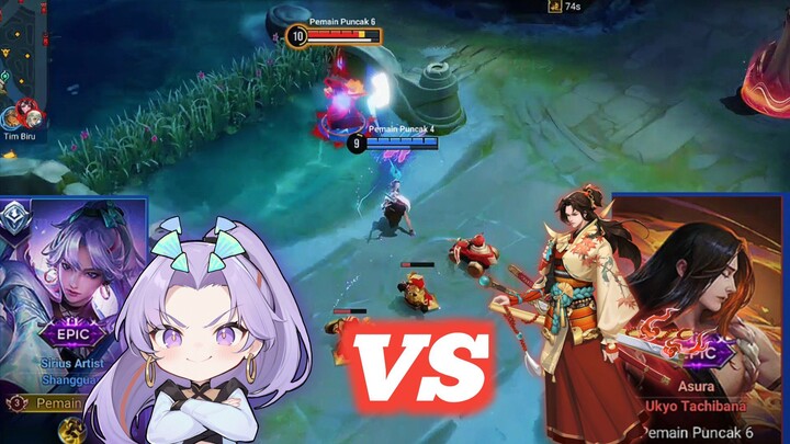 SHANGGUAN EPIC VS UKYO TACHIBANA EPIC ||| HONOR OF KING'S