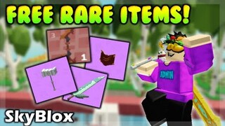 I Got FREE *VAMP BOW* and other RARE items l Skyblox *Obby* (ROBLOX)
