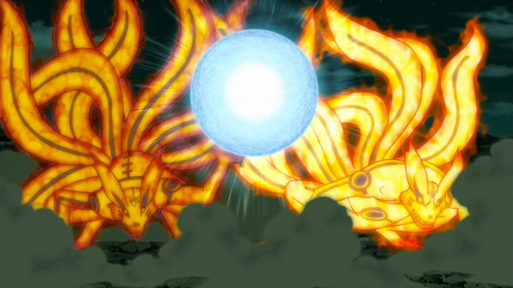 Naruto and Minato Father and Son Sage Rasengan, Sasuke Envies Naruto's Strength English Dub