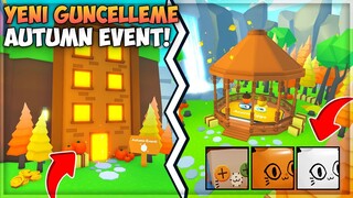 🍁 YENİ GÜNCELLEME ?! AUTUMN EVENT + ÖZEL UPGRADE + GİZEMLİ EGG | Pet Simulator X | Roblox