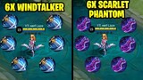 MIYA 6X WindTalker VS 6X Scarlet Phantom ? Who Will Win? - Mobile Legends