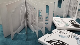 【Pop-up book】Homemade 360° pop-up book "Bird in a Cage"