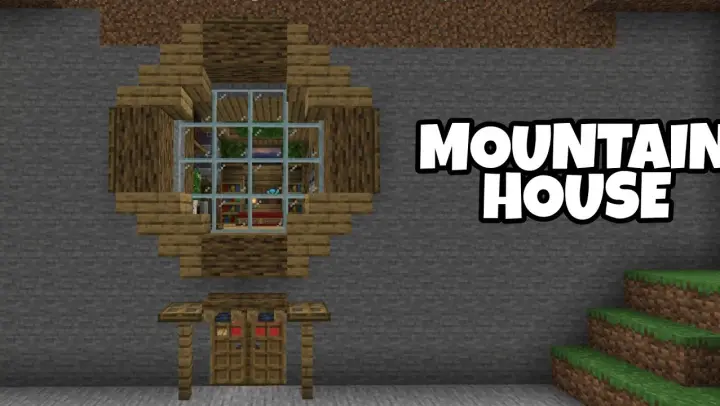 Minecraft Tutorial Modern House With Indoor Tree Bilibili