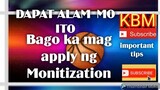 PAANO MAG APPLY SA YOU TUBE MONETIZATION PROGRAM 2020 / TIPS DAPAT ALAM MO ITO BAGO KA MAG APPLY