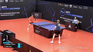 MINMING-FABIAN WROBEL-WTT Youth Contender Berlin 2025 Presented by Seeger-GROUP