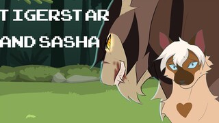 Tigerstar and Sasha-Warriorcats 16 bit game style animation