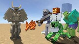FERROUS WROUGHTNAUT vs MUTANT MOBS | 1 Knight vs ALL MUTANT MOBS | In Minecraft | Mowzies Mob