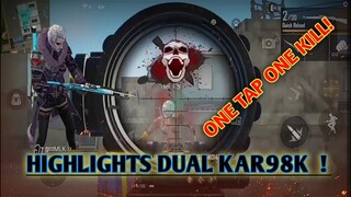 FREE FIRE KAR98K HIGHLIGHTS BEST MOMENT | FREE FIRE BATTLEGROUNDS