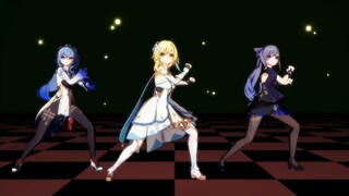 [MMD Genshin] California Gurls - Ganyu / Lumine / Keqing (Friday the 13th Game Meme) #genshinimpact