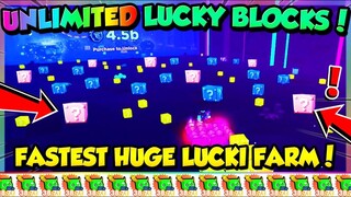 *UNLIMITED* 🍀LUCKY BLOCKS!! FASTEST FARMING METHOD!! (Pet Simulator X Roblox)