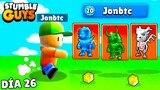 Sobreviviendo 30 Días con 1 GEMA en Stumble Guys - DÍA 26