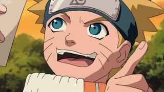 Naruto is holding back laughter