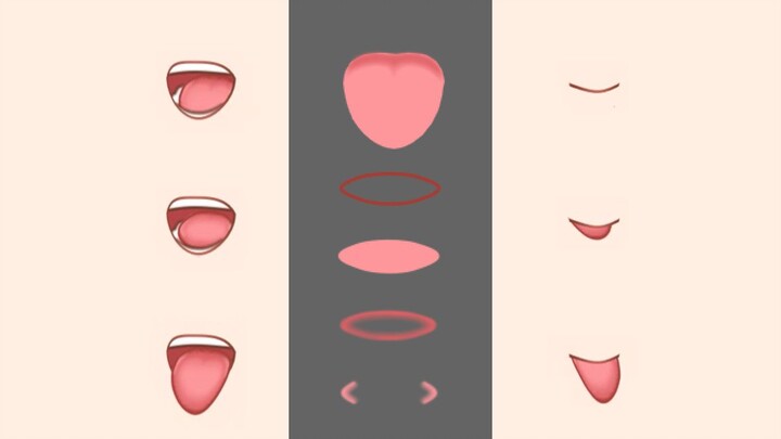 [Live2D tutorial] Nine-axis also needs the process of sticking out the tongue