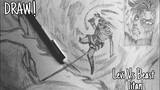 Drawing : LEVI Vs ZEKE MANGA Page (ATTACK ON TITAN) Season 4 Final Chapter - (Round 1)