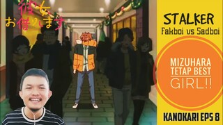 Noob Stalker 😌 | Kanojo Okarishimasu Episode 8 REACTION | Anime Reaction Indo